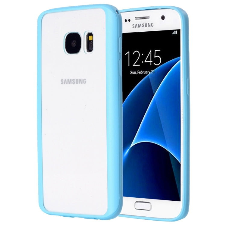 For Galaxy S7 / G930 TPU + Acrylic Transparent Protective Cover Case