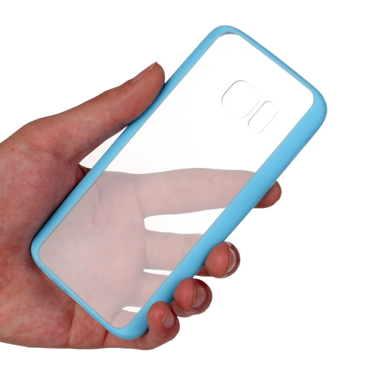 For Galaxy S7 / G930 TPU + Acrylic Transparent Protective Cover Case