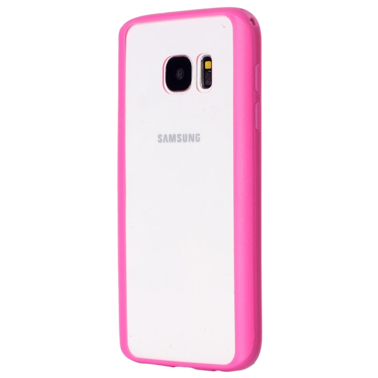 For Galaxy S7 / G930 TPU + Acrylic Transparent Protective Cover Case