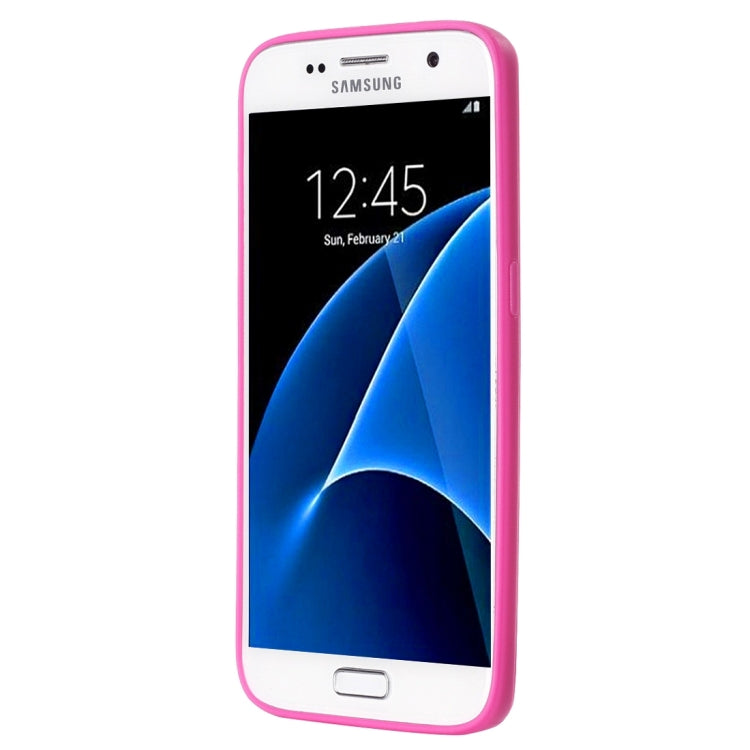 For Galaxy S7 / G930 TPU + Acrylic Transparent Protective Cover Case