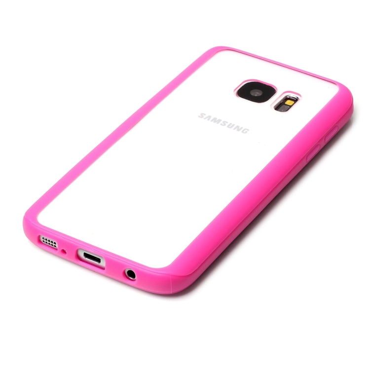 For Galaxy S7 / G930 TPU + Acrylic Transparent Protective Cover Case