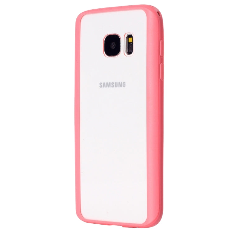 For Galaxy S7 / G930 TPU + Acrylic Transparent Protective Cover Case