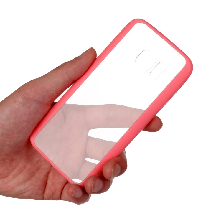 For Galaxy S7 / G930 TPU + Acrylic Transparent Protective Cover Case