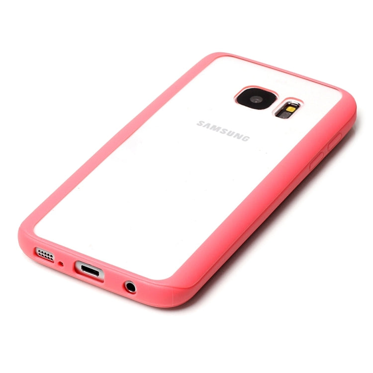 For Galaxy S7 / G930 TPU + Acrylic Transparent Protective Cover Case
