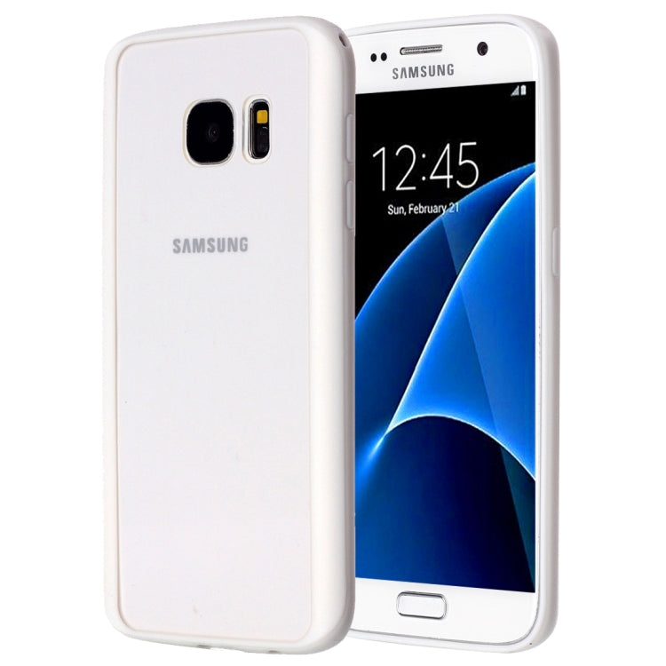 For Galaxy S7 / G930 TPU + Acrylic Transparent Protective Cover Case