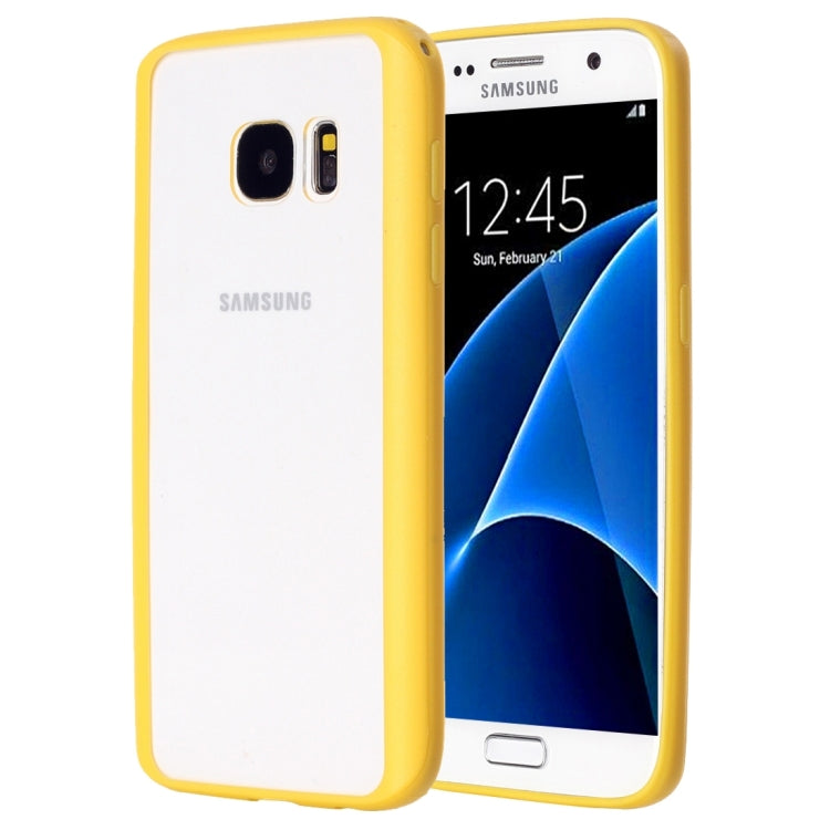 For Galaxy S7 / G930 TPU + Acrylic Transparent Protective Cover Case