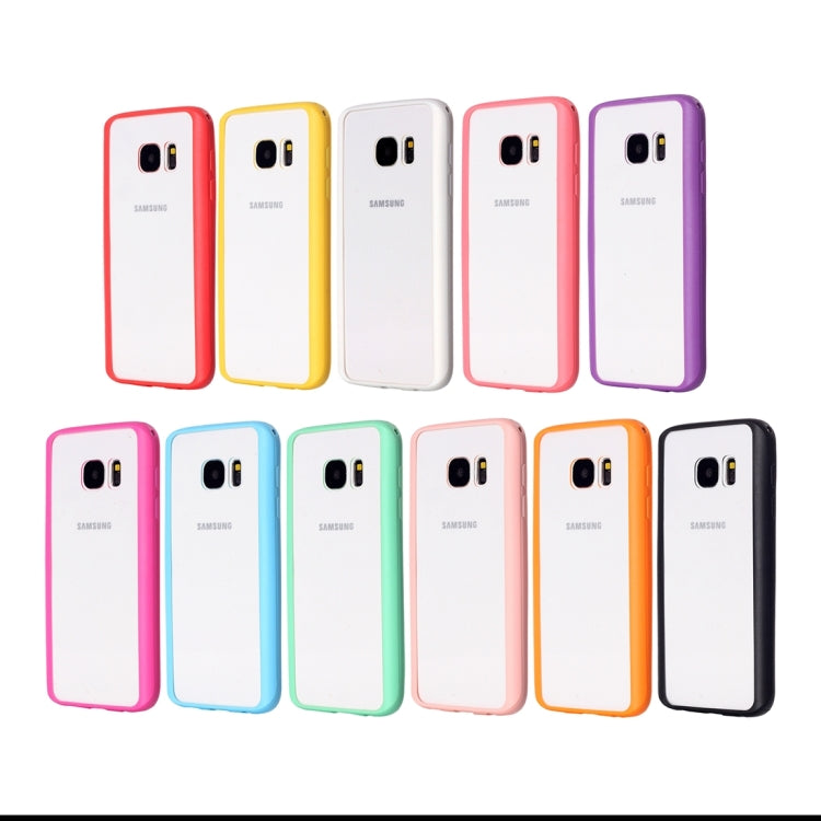 For Galaxy S7 / G930 TPU + Acrylic Transparent Protective Cover Case