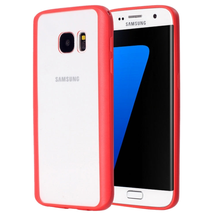For Galaxy S7 Edge / G935 TPU + Acrylic Transparent Protective Cover Case