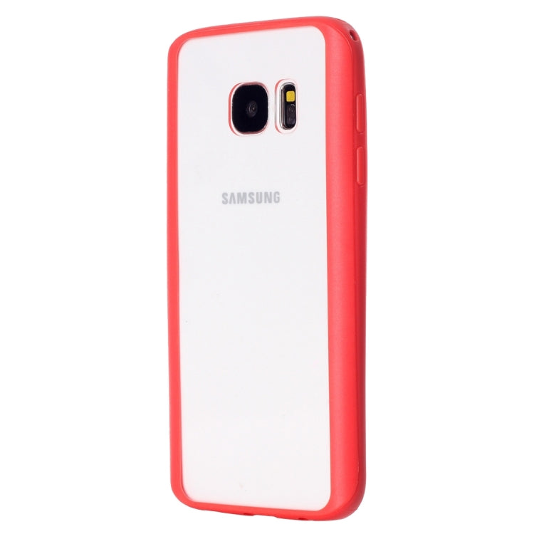 For Galaxy S7 Edge / G935 TPU + Acrylic Transparent Protective Cover Case