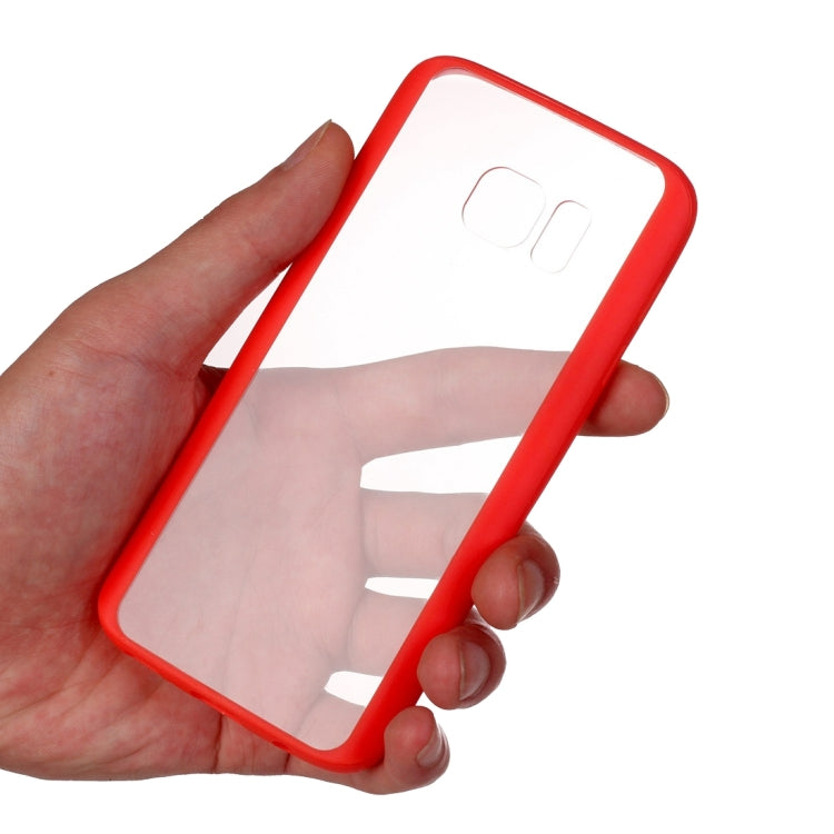 For Galaxy S7 Edge / G935 TPU + Acrylic Transparent Protective Cover Case