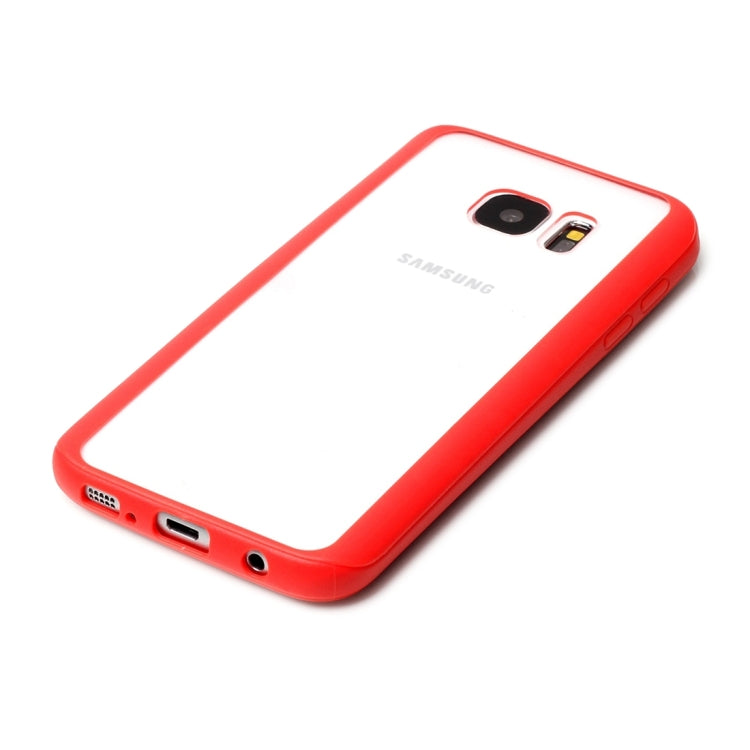 For Galaxy S7 Edge / G935 TPU + Acrylic Transparent Protective Cover Case