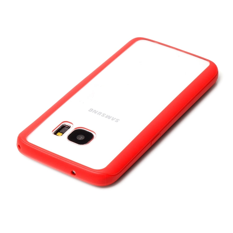 For Galaxy S7 Edge / G935 TPU + Acrylic Transparent Protective Cover Case