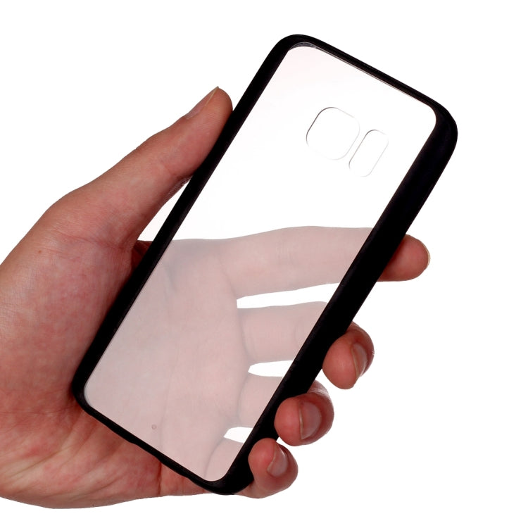 For Galaxy S7 Edge / G935 TPU + Acrylic Transparent Protective Cover Case