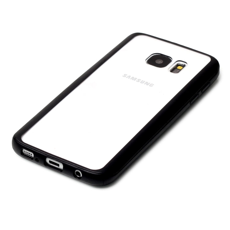 For Galaxy S7 Edge / G935 TPU + Acrylic Transparent Protective Cover Case