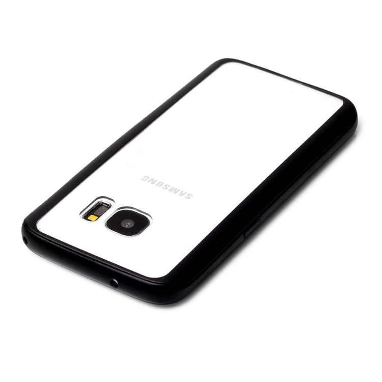 For Galaxy S7 Edge / G935 TPU + Acrylic Transparent Protective Cover Case
