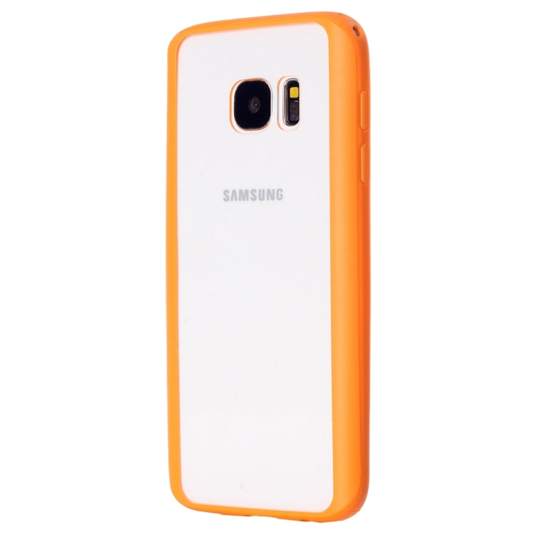 For Galaxy S7 Edge / G935 TPU + Acrylic Transparent Protective Cover Case