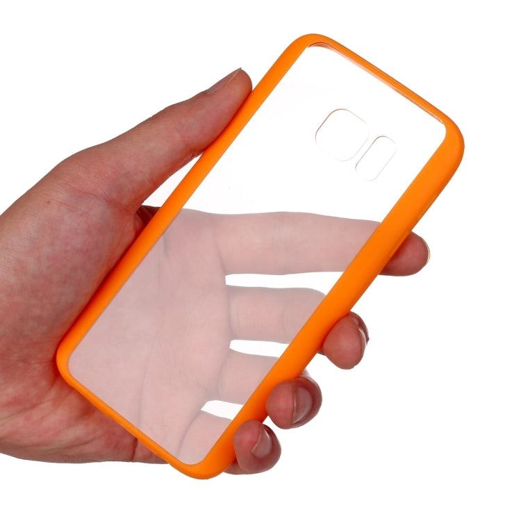 For Galaxy S7 Edge / G935 TPU + Acrylic Transparent Protective Cover Case