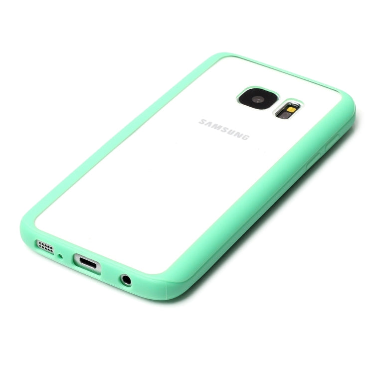 For Galaxy S7 Edge / G935 TPU + Acrylic Transparent Protective Cover Case