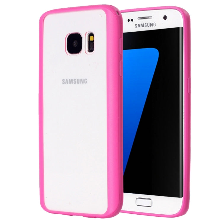 For Galaxy S7 Edge / G935 TPU + Acrylic Transparent Protective Cover Case