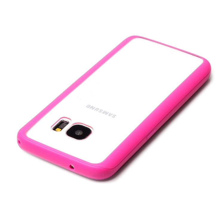 For Galaxy S7 Edge / G935 TPU + Acrylic Transparent Protective Cover Case