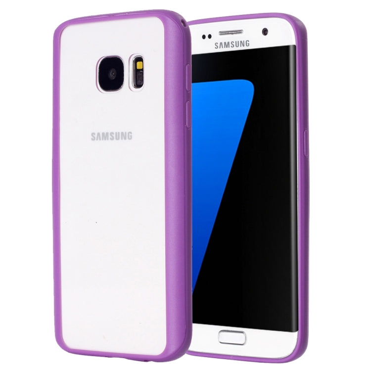 For Galaxy S7 Edge / G935 TPU + Acrylic Transparent Protective Cover Case