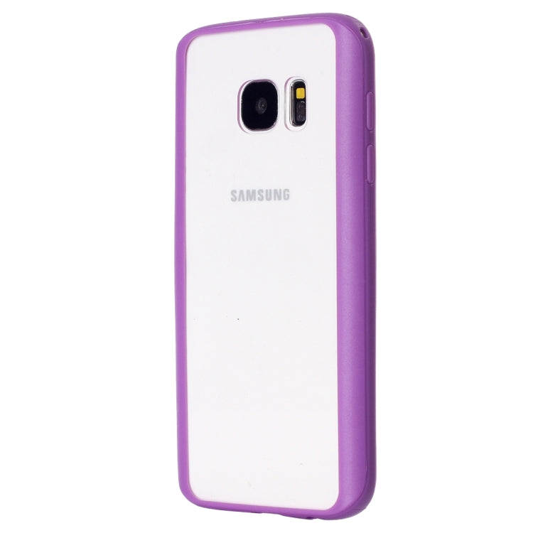 For Galaxy S7 Edge / G935 TPU + Acrylic Transparent Protective Cover Case