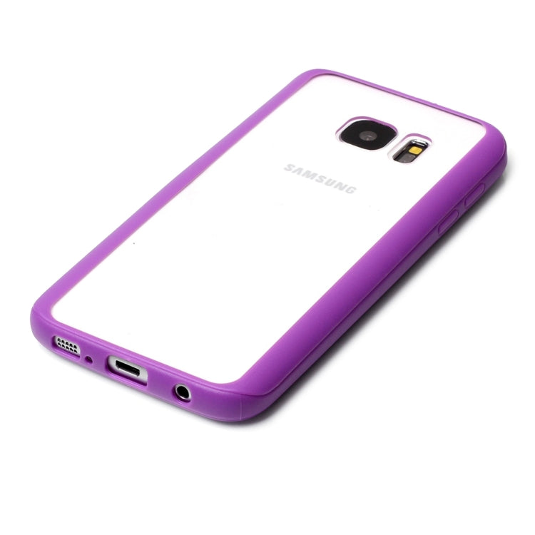 For Galaxy S7 Edge / G935 TPU + Acrylic Transparent Protective Cover Case
