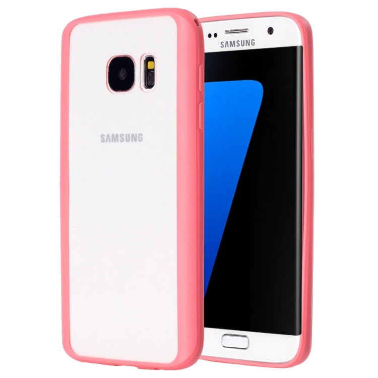 For Galaxy S7 Edge / G935 TPU + Acrylic Transparent Protective Cover Case