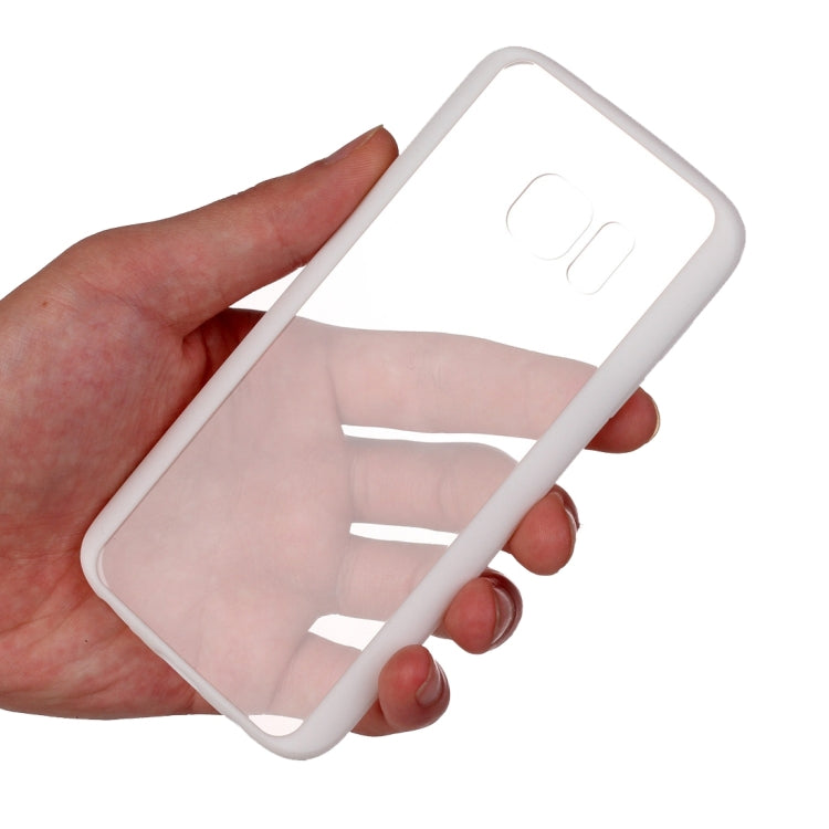 For Galaxy S7 Edge / G935 TPU + Acrylic Transparent Protective Cover Case