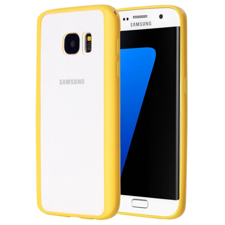 For Galaxy S7 Edge / G935 TPU + Acrylic Transparent Protective Cover Case