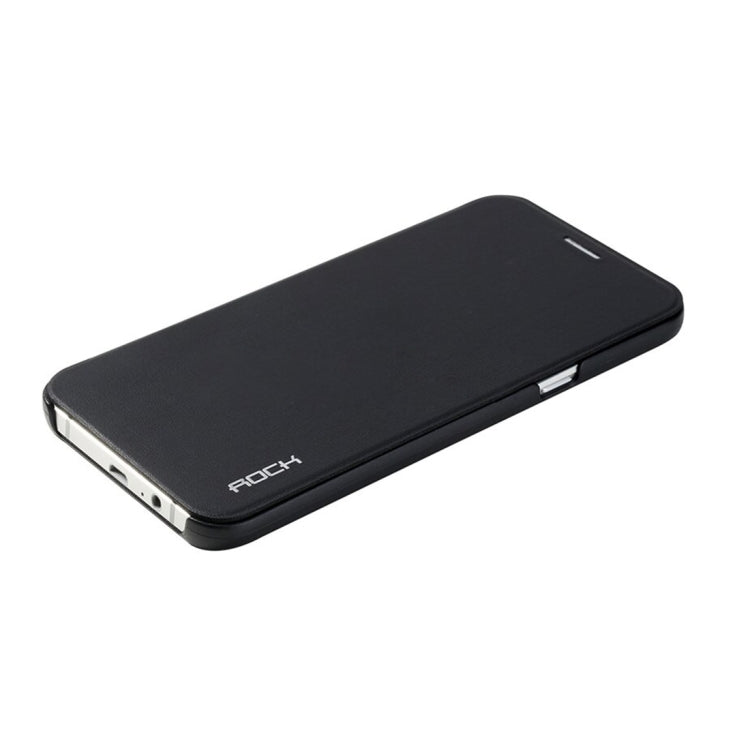 Rock Touch Series for Galaxy A8 / A800 Fashionable Business Style Horizontal Flip Leather Case(Black)