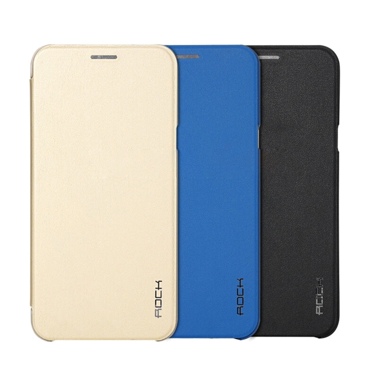 Rock Touch Series for Galaxy A8 / A800 Fashionable Business Style Horizontal Flip Leather Case(Black)