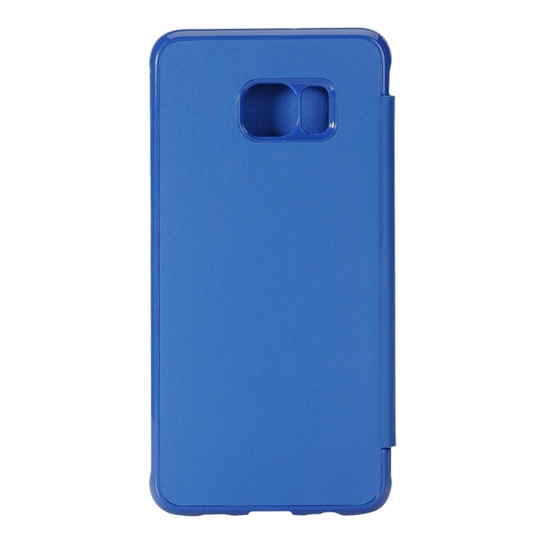Rock Touch Series for Galaxy S6 Edge+ / G928 Fashionable Business Style Horizontal Flip Leather Case(Blue)