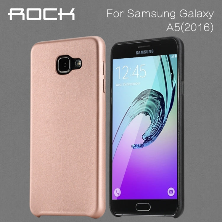 Rock Touch Series for Galaxy A5(2016) / A510 Fashionable Business Style PU Leather Case