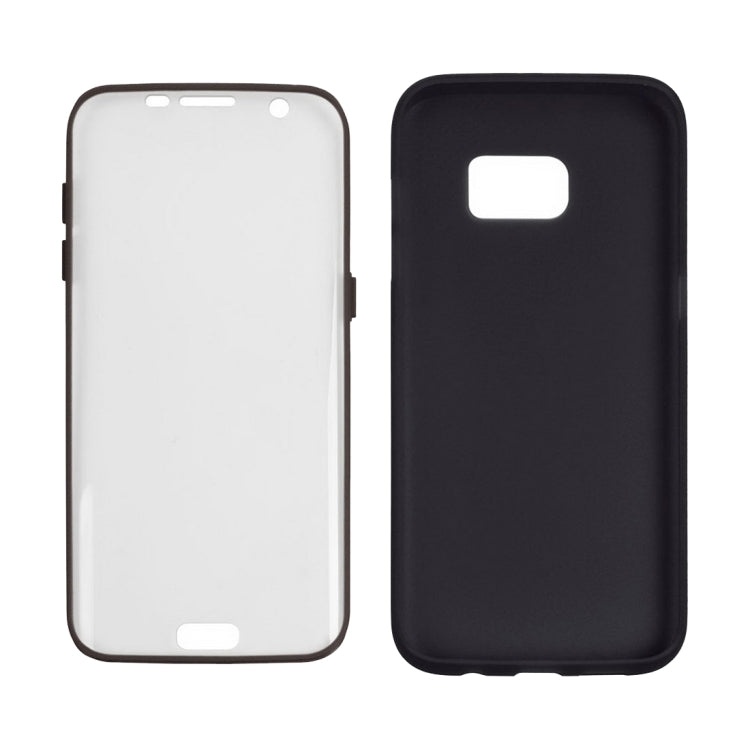 For Galaxy S7 Edge / G935 PC Front Cover + TPU Back Cover Protective Case
