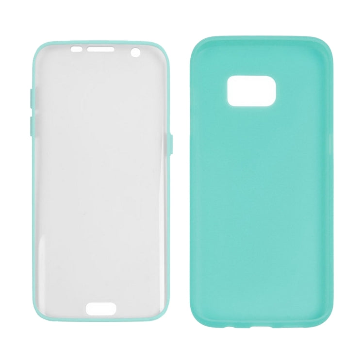 For Galaxy S7 Edge / G935 PC Front Cover + TPU Back Cover Protective Case