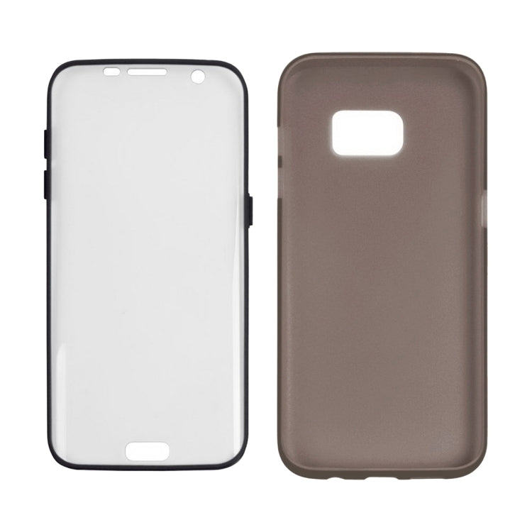 For Galaxy S7 Edge / G935 PC Front Cover + TPU Back Cover Protective Case