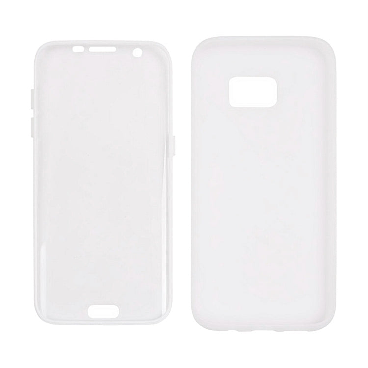 For Galaxy S7 Edge / G935 PC Front Cover + TPU Back Cover Protective Case