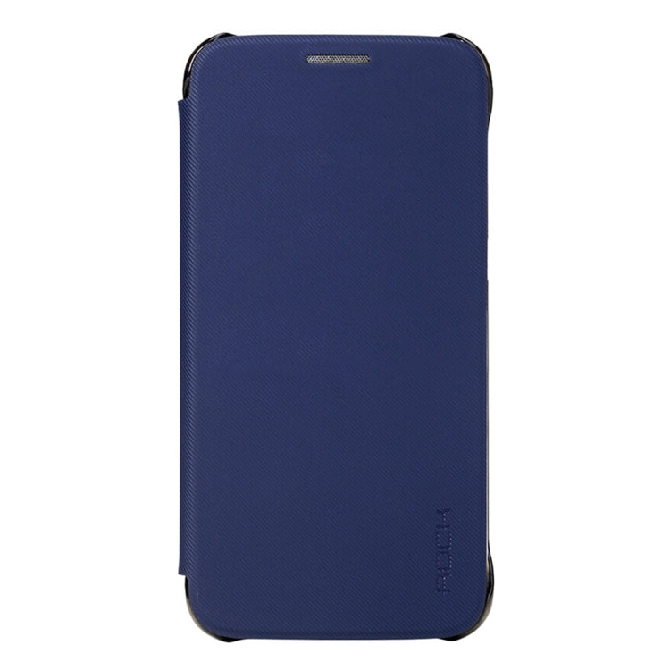 Rock Venna Series for Galaxy S7 / G930 Concise Style Horizontal Flip Leather Case(Blue)