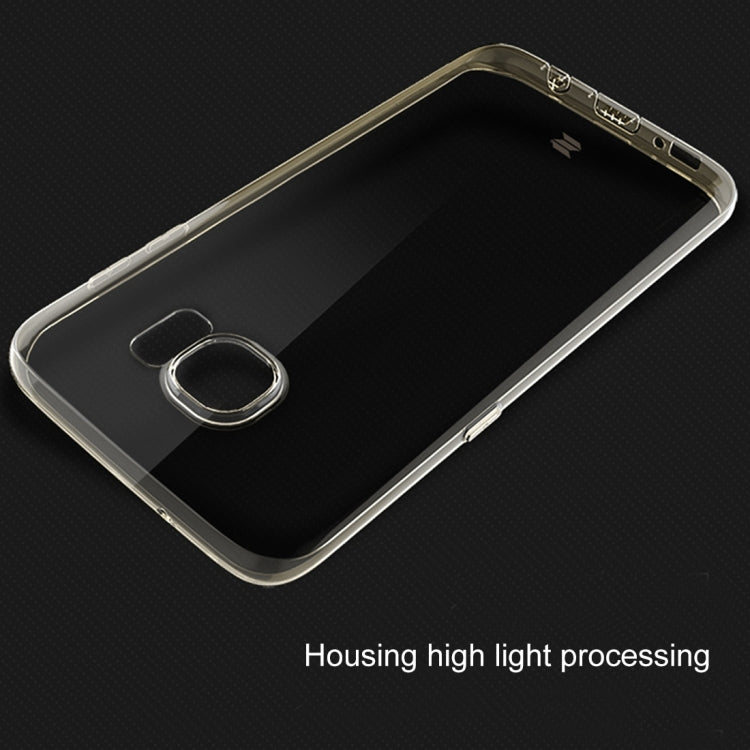 Rock for Galaxy S7 Edge / G935 Concise Style Ultrathin TPU Slim Jacket Back Cover Case(Gold)