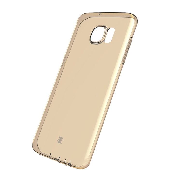 Rock for Galaxy S7 / G930 Concise Style Ultrathin TPU Slim Jacket Back Cover Case(Gold)