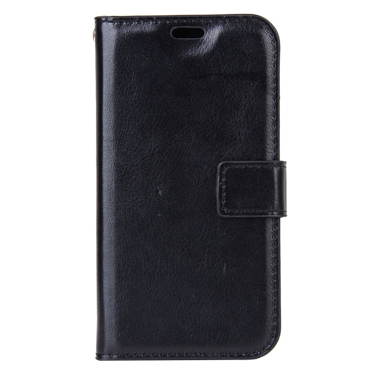For Galaxy J5 Prime Crazy Horse Texture Horizontal Flip Leather Protective Case with Holder & Card Slots & Wallet & Lanyard & Photo Frame