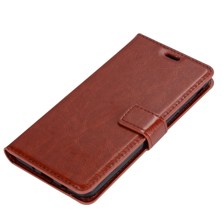 For Galaxy J5 Prime Crazy Horse Texture Horizontal Flip Leather Protective Case with Holder & Card Slots & Wallet & Lanyard & Photo Frame