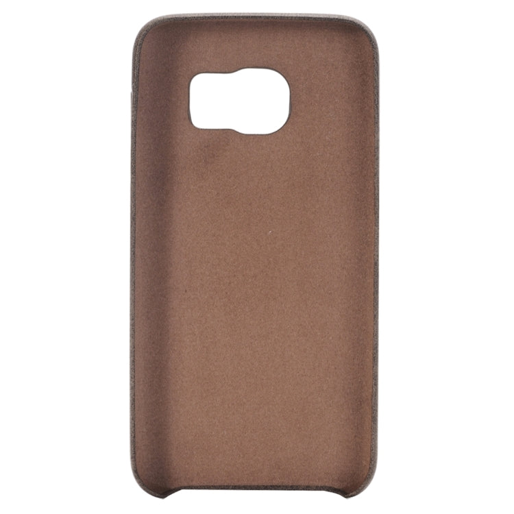 For Galaxy S7 / G930 Crazy Horse Texture Protective Back Case(Coffee)