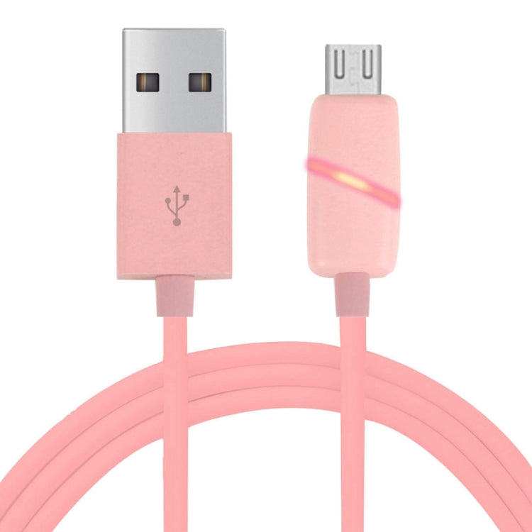 1M Circular Bobbin Gift Box Style Micro USB to USB 2.0 Data Sync Cable with LED Indicator Light, For Samsung, HTC, Sony, Huawei, Xiaomi