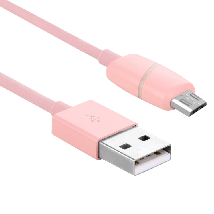 1M Circular Bobbin Gift Box Style Micro USB to USB 2.0 Data Sync Cable with LED Indicator Light, For Samsung, HTC, Sony, Huawei, Xiaomi