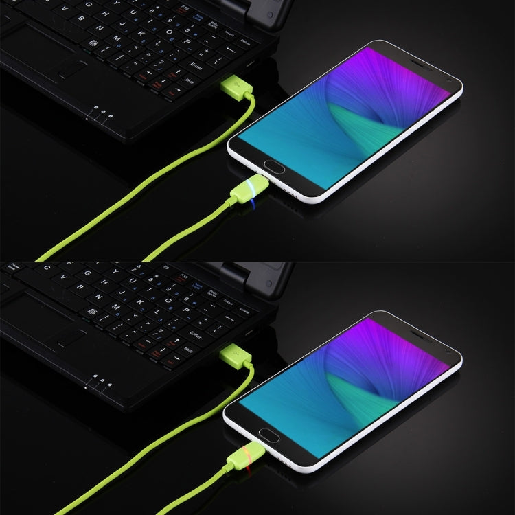 1M Circular Bobbin Gift Box Style Micro USB to USB 2.0 Data Sync Cable with LED Indicator Light, For Samsung, HTC, Sony, Huawei, Xiaomi