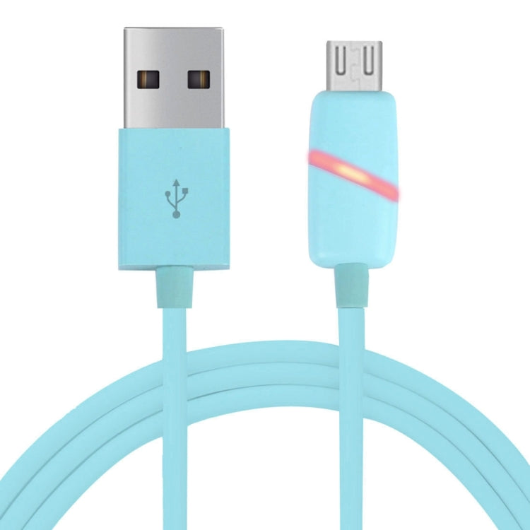1M Circular Bobbin Gift Box Style Micro USB to USB 2.0 Data Sync Cable with LED Indicator Light, For Samsung, HTC, Sony, Huawei, Xiaomi