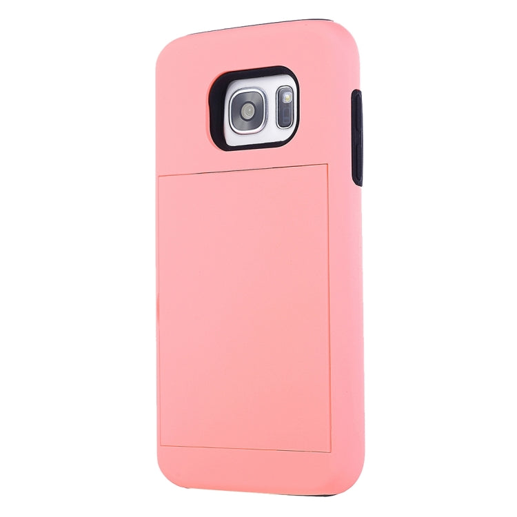 For Galaxy S7 / G930 Silicone + PC Cardfile Combination Case with Holder