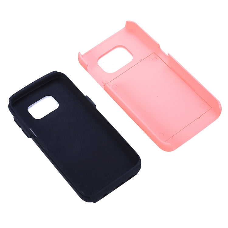For Galaxy S7 / G930 Silicone + PC Cardfile Combination Case with Holder
